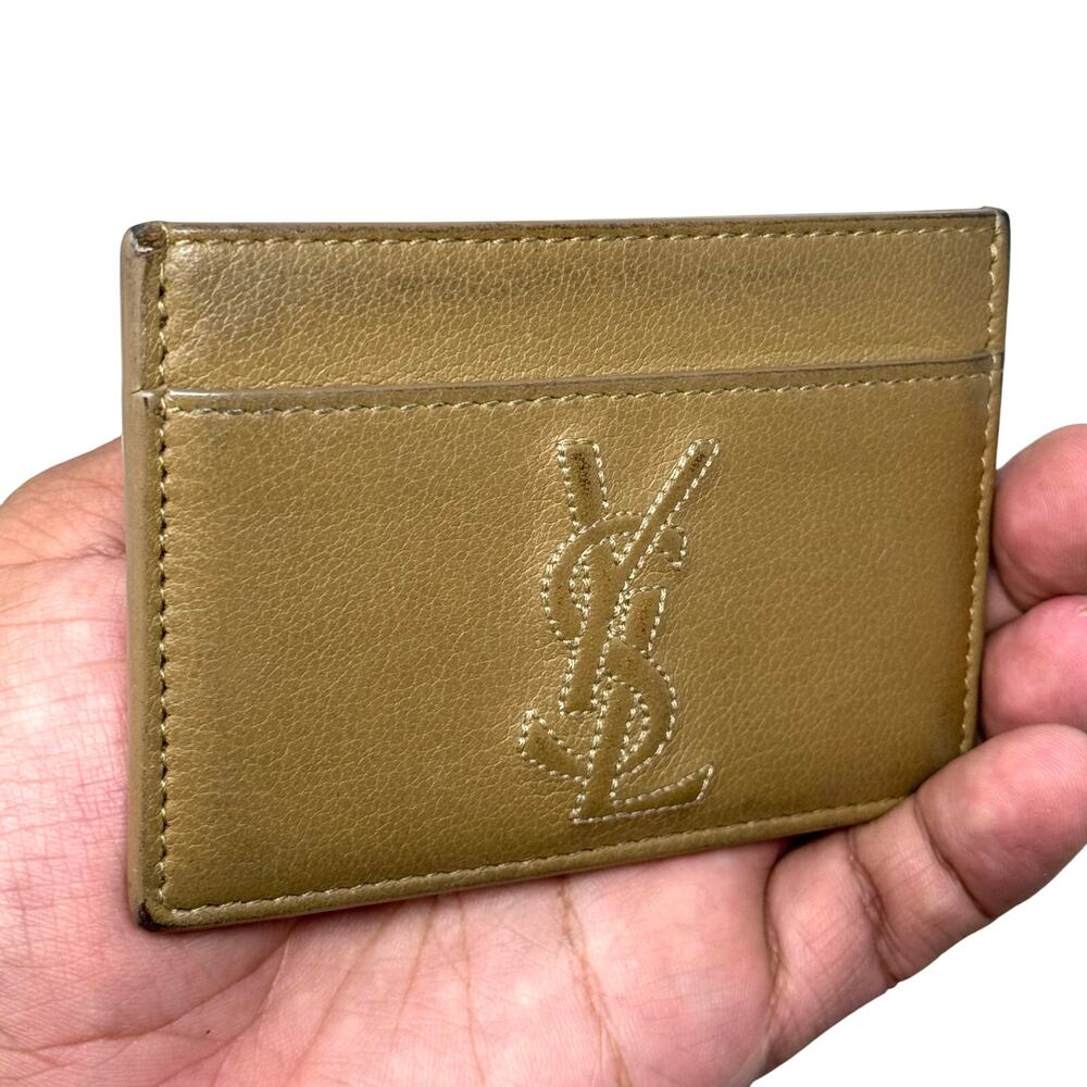 YSL Logo Cardholder Wallet - Picture 9 of 14